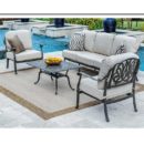 4pc aluminum sofa set