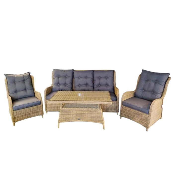 Wicker Patio Furniture 5seater PE rattan outdoor sofa